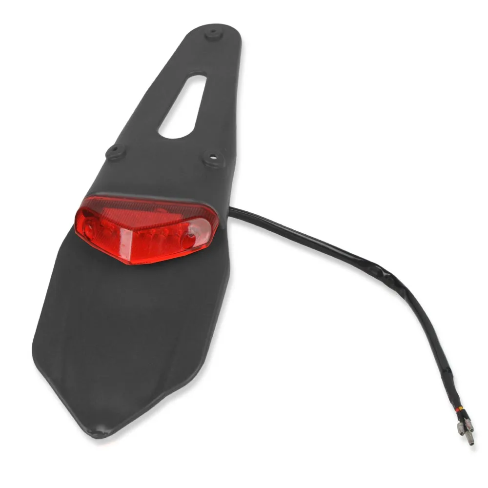 For Kawasaki D-TRACKER KDX KLX 125 140 150 175 200 220 250 300 450 650 SR G L BF S R S Dirt Bike Fender LED Stop Rear Tail Light