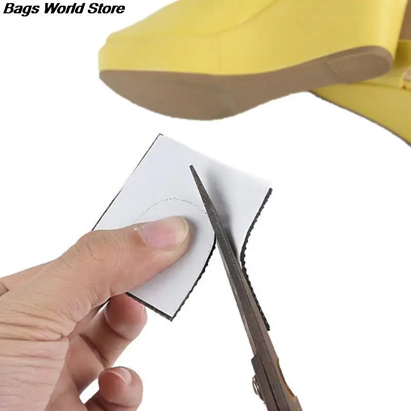 Shoe Anti Slip Stickers 1pair Anti-Slip Self-Adhesive Shoes Mat High Heel Sole Protector Rubber Pads Cushion Non Slip Insole High Heel Sticker