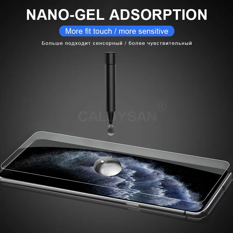 100D Full Cover UV Tempered Glass For iPhone 6 7 8 6s Plus Protector Film For iPhone 11 Pro XS Max XR X Screen Protecitve Film
