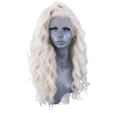 Charisma#60 платиновый блондин парик с естественными волосами синтетический парик на кружеве бесклеевой термостойкий красный парик для женщин