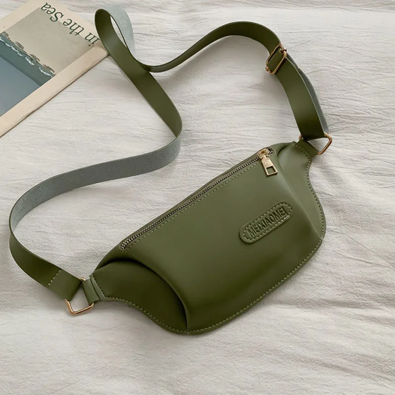 White Waist pack Одноцветная Женская поясная сумка, поясная сумка из искусственной кожи, Женская поясная сумка, нагрудные сумки, многофункциональная сумка для мобильного монета, модная сумка-банан - Цвет: White Waist pack