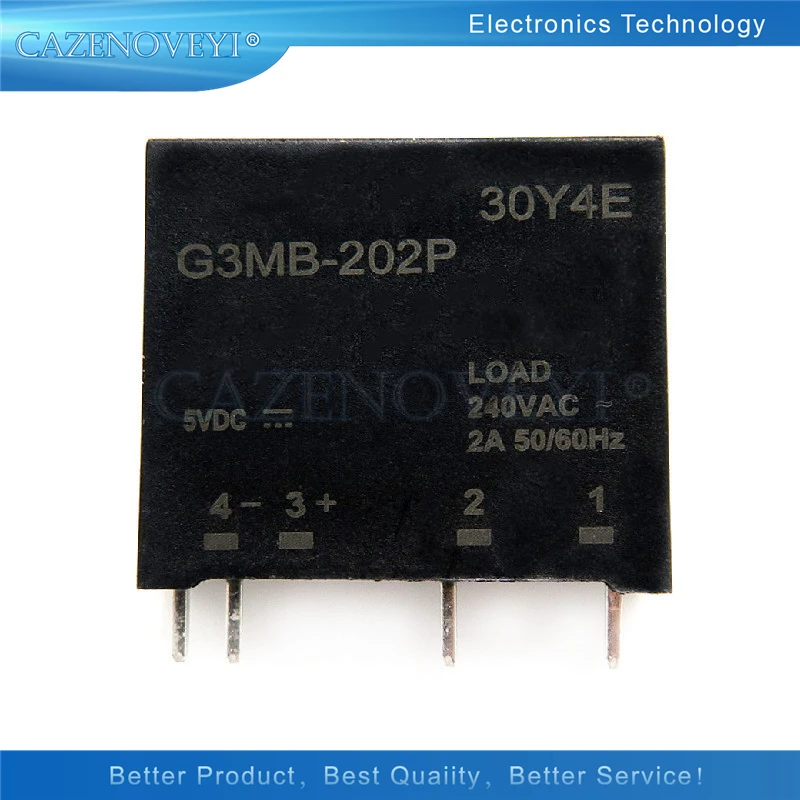 1 шт./лот G3MB-202PL новый оригинальный твердотельные реле G3MB-202P DC-AC PCB SSR в 5VDC 240V AC 2A