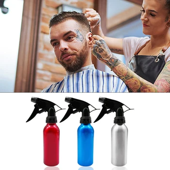 

Salon Barber Spray Bottle Aluminum Sprayer Water Pot Hair Styling Tools Spray Empty Bottle Refillable Mist Perfume Atomizer