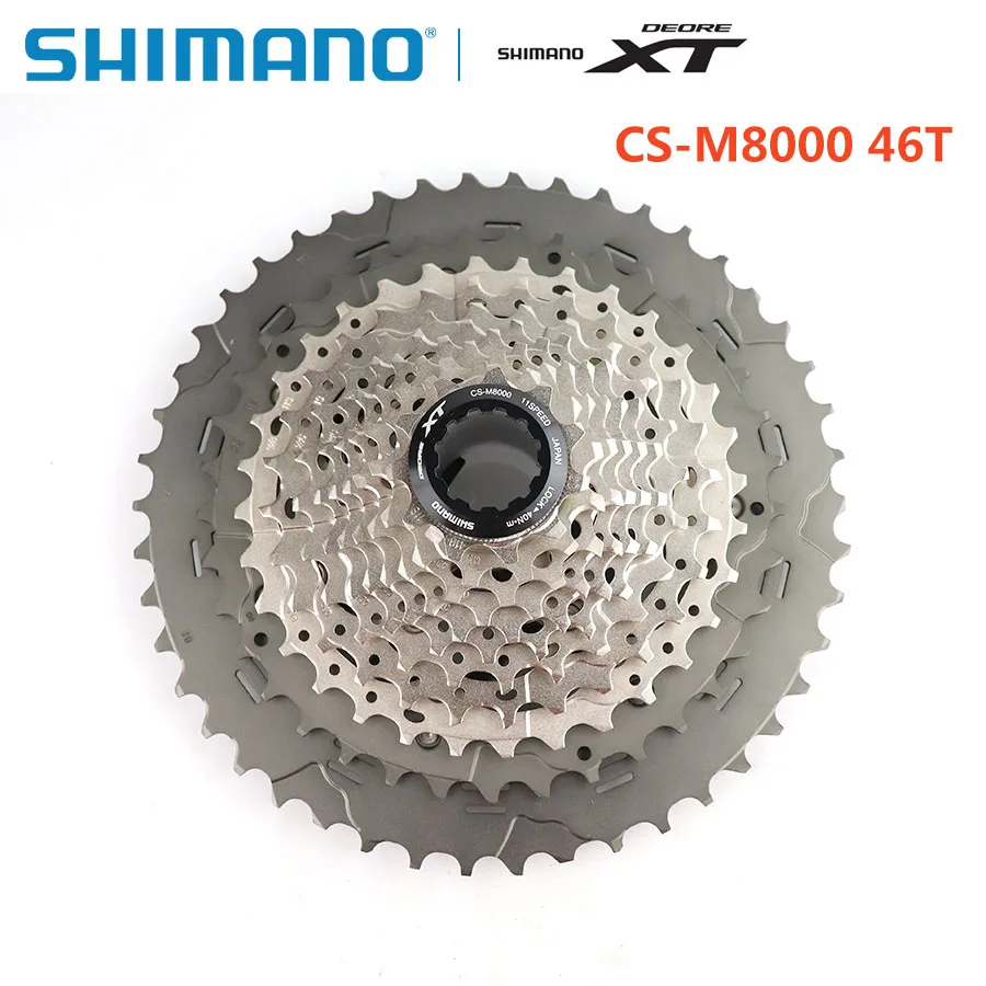 SHIMANO DEORE XT CS-M8000 кассета Звездочка 11S скорость 11-40T тип карты для горного велосипеда маховик Shimano оригинальные аксессуары для велосипеда