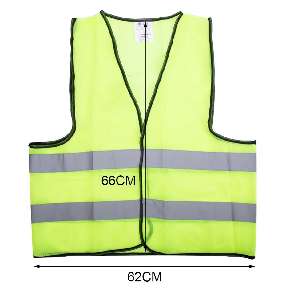 KAWOSEN автомобилей мотоциклетные Светоотражающая Костюмы высокой видимости Hi Viz жилет Предупреждение пальто отражают полосы Топы Куртка RSC_01