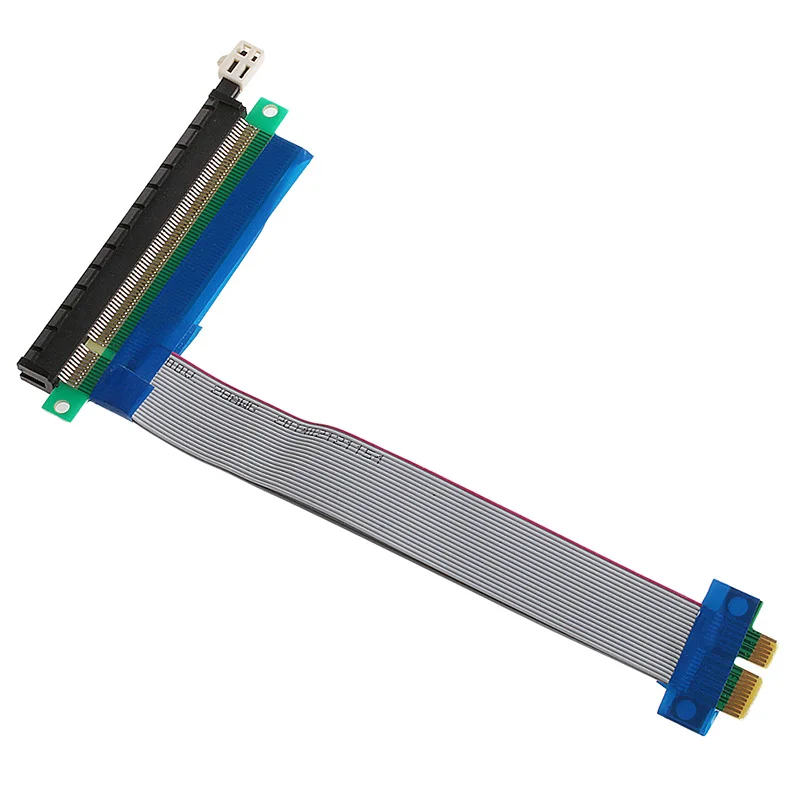 Гибкий плоский кабель PCIe PCI Express 1x To 16x удлинитель Riser FFC PCI-E 1x-16x | Компьютеры и офис