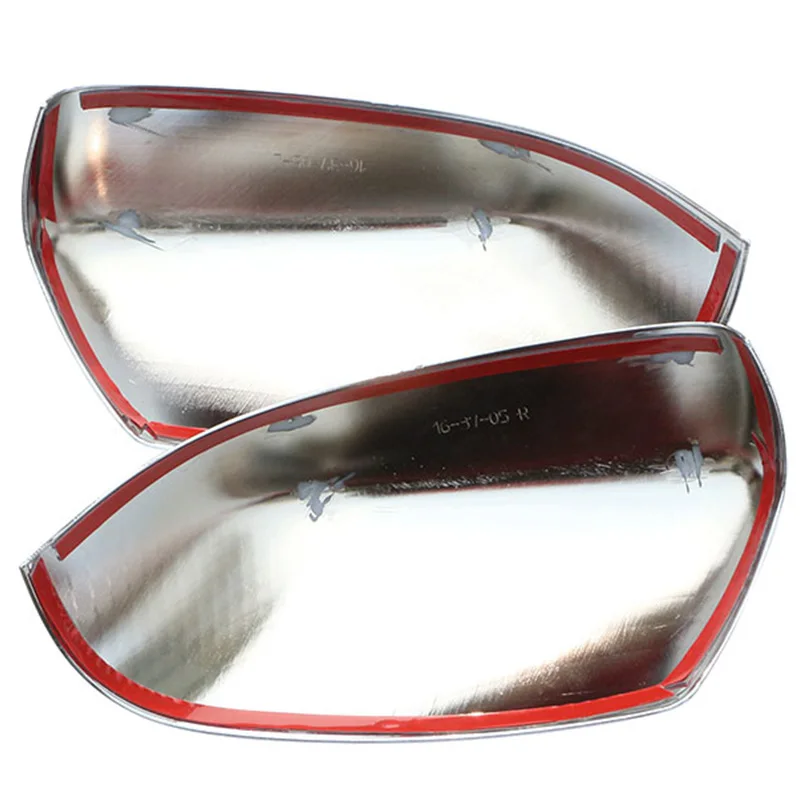 Abs Chrome Car Rear View Mirror Protection Covers Rearview Mirror Stickers for Peugeot 208- Accessories