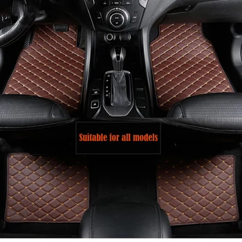 

Universal car floor mat for ford fiesta focus mk2 explorer kuga fusion ranger ecosport mondeo 4 car accessories Car mats