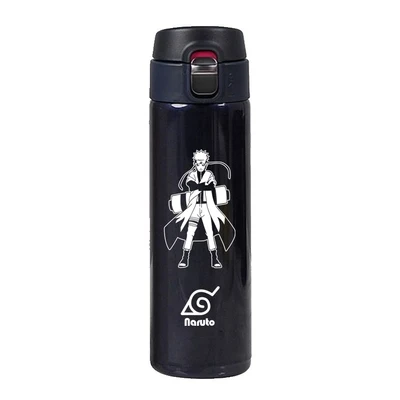 OUSSIRRO NARUTO Thermos Uzumaki Naruto With Cover Hatake Kakashi Thermos Uchiha Itachi Mugs Cup Gift - Цвет: C