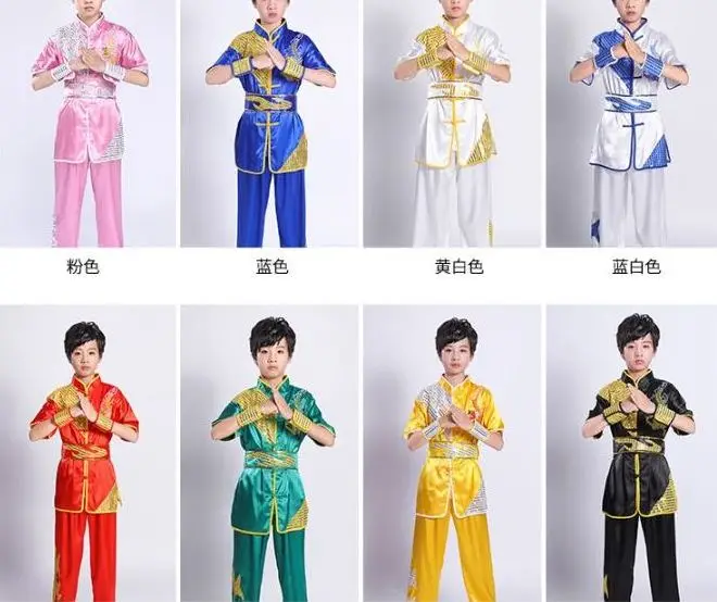 Детская вышивка дракона кунг фу wushu для выступления детская одежда tai chi костюмы