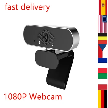 

1080P With Microphone HD Laptop Plug And USB Computer With 110-Degree View Desktop For Video Calling Recording Conferencing