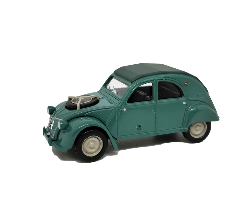 Зеленый Norev 1: 64 Citroen 2CV 4X4 сахара 1966 литой модельный автомобиль - Цвет: Зеленый