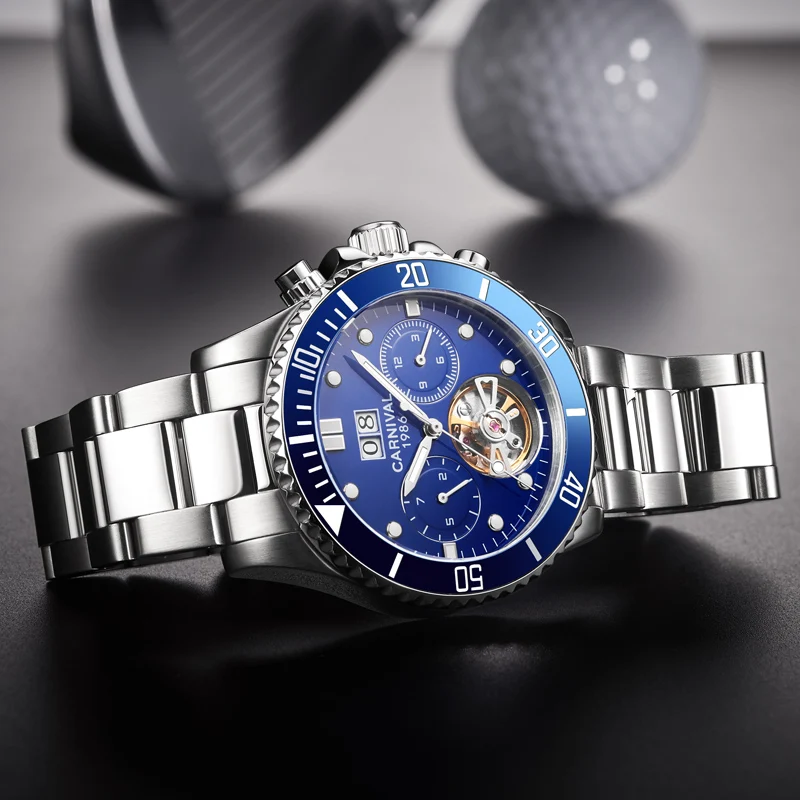 Tourbillon автоматические механические часы мужские роскошные брендовые карнавальные мужские s часы мужские светящиеся водонепроницаемые спортивные часы наручные часы