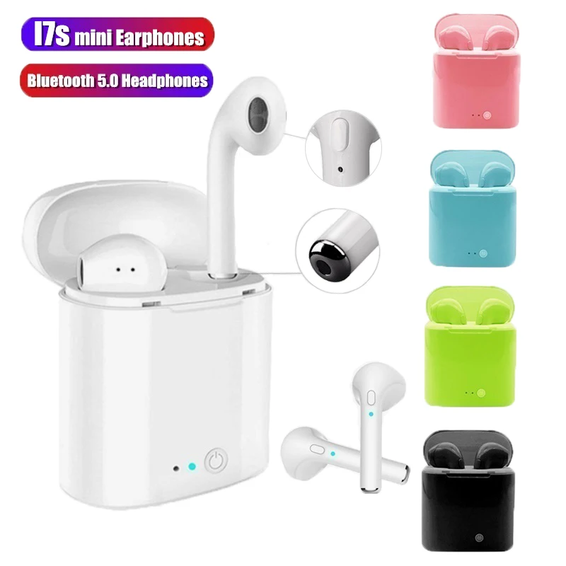 I7s tws мини беспроводные наушники Bluetooth гарнитура 3D стерео звук для Iphone Xiaomi huawei samsung