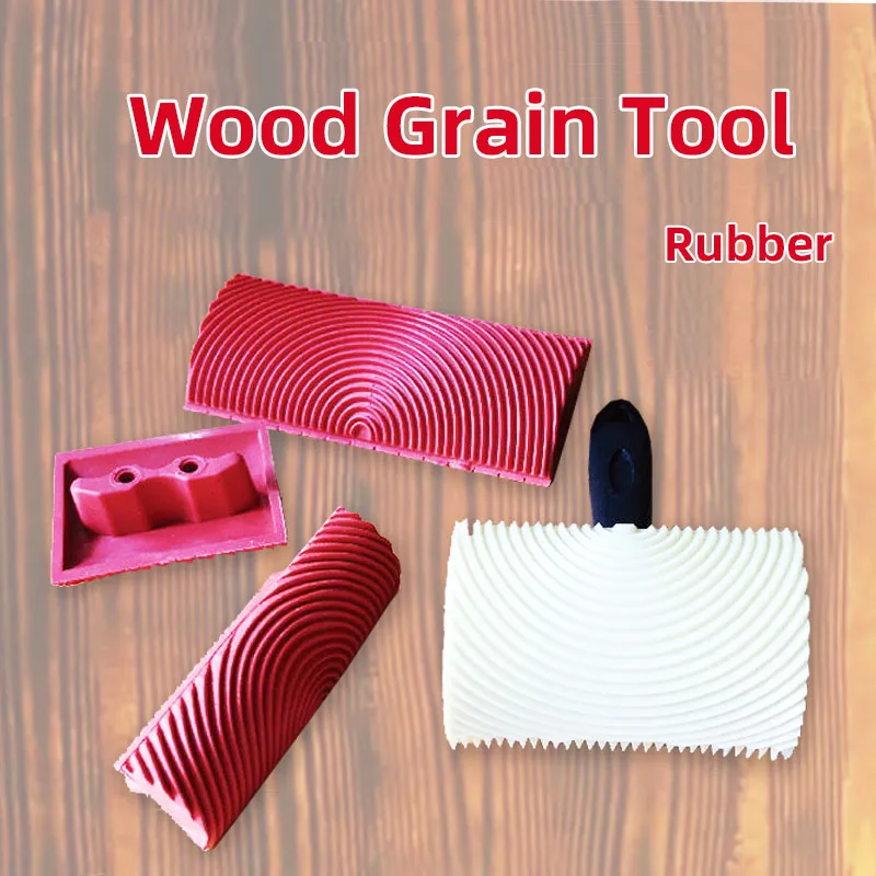 Rubber Simulation Wood Grain Machine Rolling Brush Wood - Temu