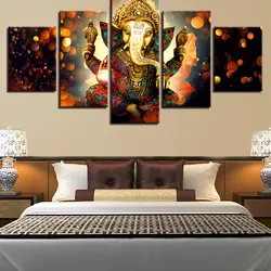 DIY Алмазная вышивка слонов 5 шт./шт. Lord Ganesha алмазная живопись вышивка крестиком рукоделие полный горный хрусталь мозаика