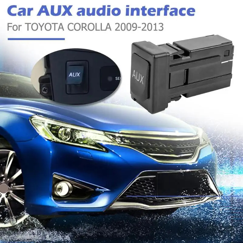 Авто AUX стерео аудио интерфейс адаптер Аксессуары для Toyota AVALON RAV4 с достаточным сроком службы и Ruggednes