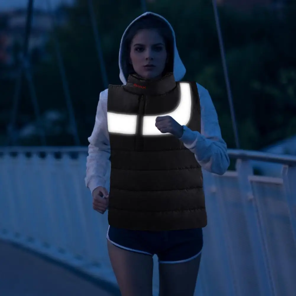 Motorcycle Reflective Bib Vest Outdoor Sports Warmth Windproof Collar Lengthened Neck Warmer Neck Guard Chest Guard