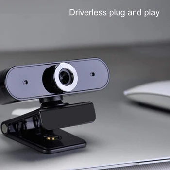 

HD Webcam Camera with Mic Portable 360 Rotating 480p For Computer Laptop HD video, clear and smooth 480P high-definition