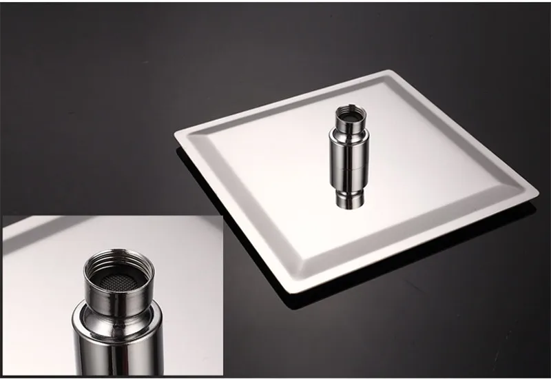 Stainless Steel Ultra-thin High Pressure Shower Head Top Over Head Water Saving Bathroom Shower Sprayer Rainfall shower heads