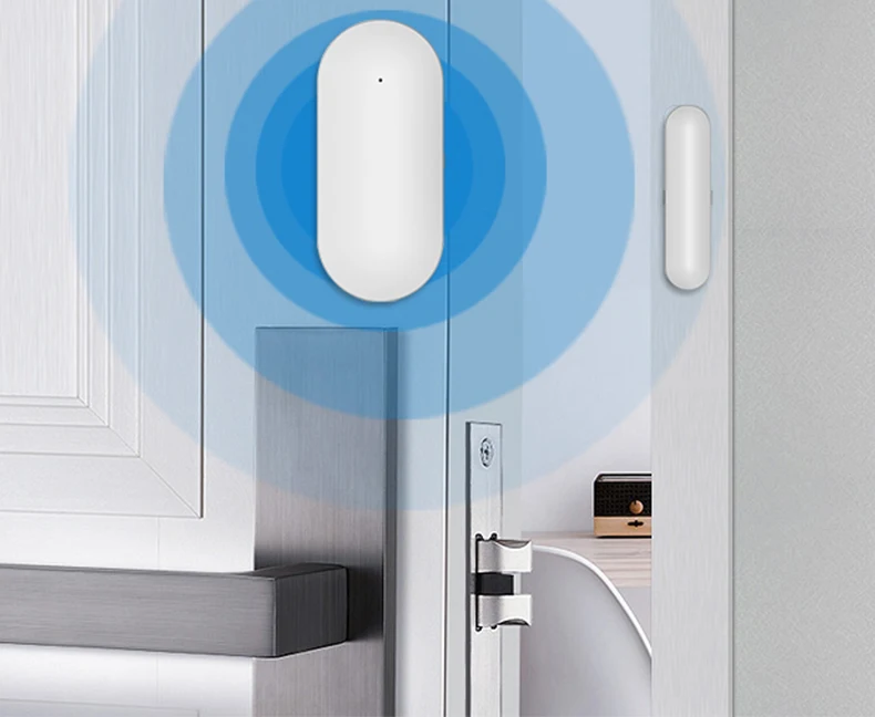 YAOSE Wireless Magnetic Sensor Window & Door Sensor for All RF 433MHz Home Alarm Security Smart Gap Sensor to Detect Open Door