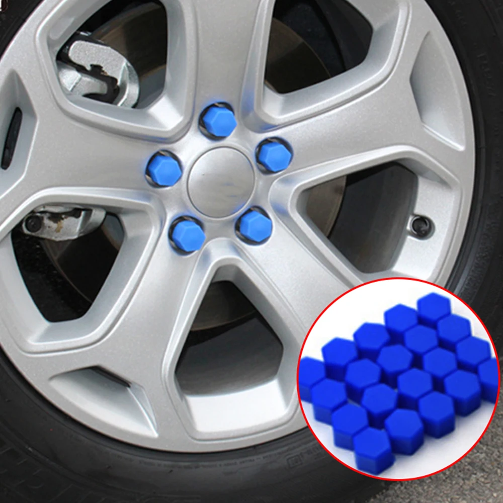 

Durable 20pcs 19mm Wheel Silicone Nut Bolt Head Cover Cap Protective Bolt Caps Exterior Decoration Protecting Bolt Rims