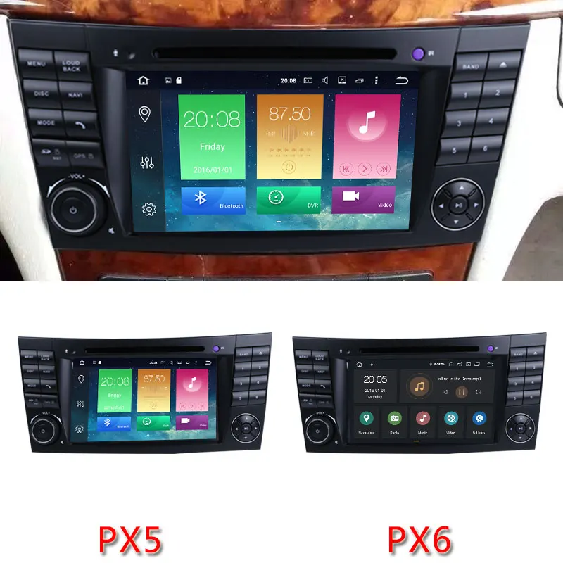 Top Android 9.0 Octa Cores Car DVD For Mercedes Benz E-Class/W211 E200 E220 E240 E350 E280 E300 With 3G/4G WIFI Radio GPS Carplay 1