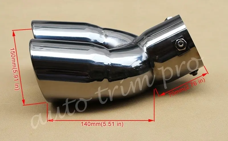 Универсальный наконечник для глушителя 2 99 дюйма 76 мм|accessories|accessories accessories |