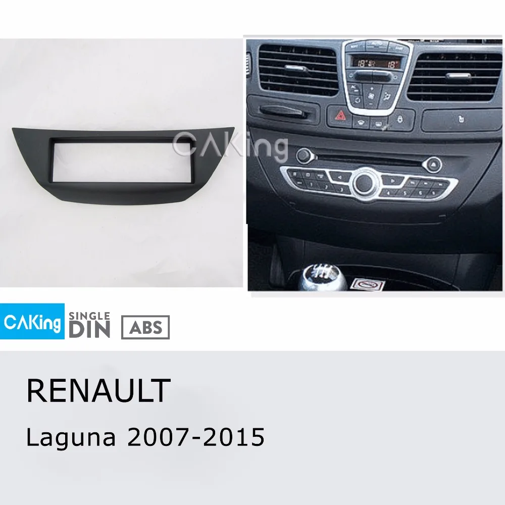 Single Din Car Fascia Radio Panel for RENAULT Laguna 2007-2015 Dash Kit Install Plate Bezel Adapter Facia Cover Trim Frame | Автомобили и