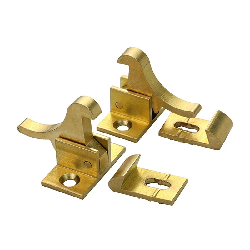 1pcs Bird type door lock buckle Antique copper Push-Pull window hasp security latch Door Window Silent Hooks Home Improvement