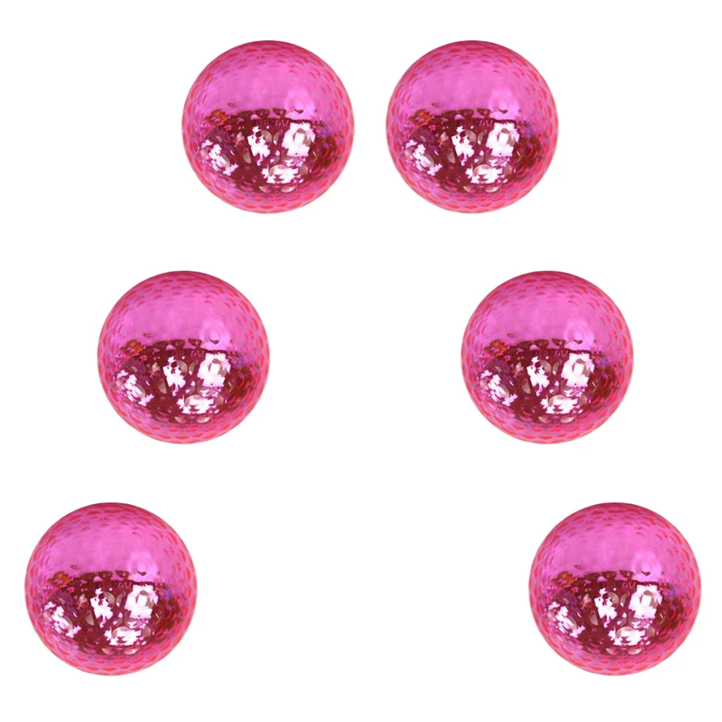 6pcs Premium Dual-Layer Golf Ball For Match Practice Play Golfer Gift Club Accessories Prize Giveaways