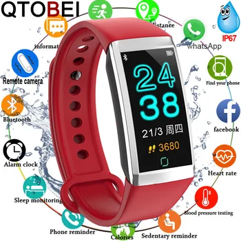 

2020 Fitness Bracelet For Android IOS Smart Band Ip67 Waterproof TD19 Sport Smart Wristband Fitness Tracker Watch Health Heart