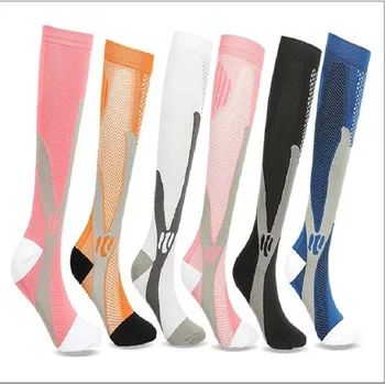 

12PCS=6 pairs 39,40,41,42.43 EU size fashion men socks compression funny happy high socks gifts for men