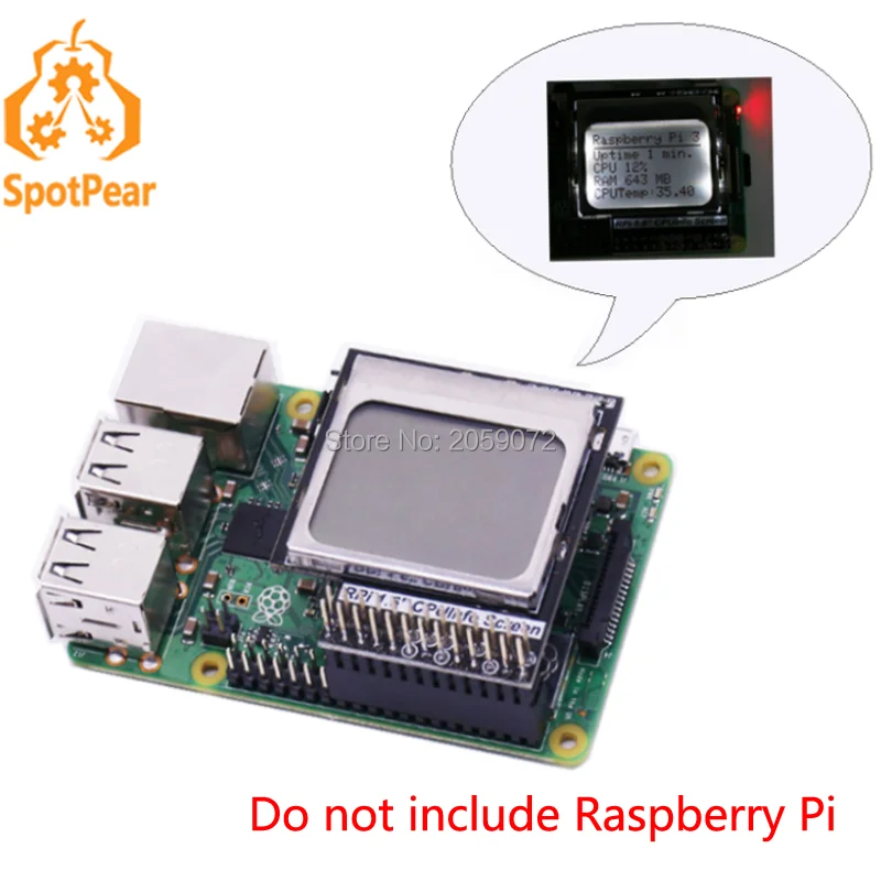 Raspberry Pi 1 6 дюймовый модуль дисплея с подсветкой для pi Zero/1B/2B/3B /3B +/4B | Компьютеры и