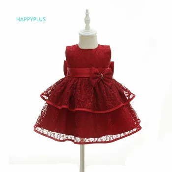 

HAPPYPLUS Lace Summer Baby Girl Dress for a Year Girl 2nd Birthday Clothes for Babies Newborn Dress Christening Girl Tutu Party