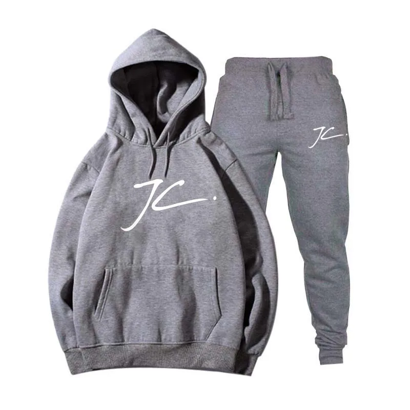 jc Brand Clothing Men's Casual Sweatshirts Pullover Cotton Men Tracksuit Hoodies Two Piece +pants Sport Shirts Autumn Winter Set jc Brand Clothing Men's Casual Sweatshirts Pullover Cotton Men Tracksuit Hoodies Two Piece +pants Sport Shirts Autumn Winter Set