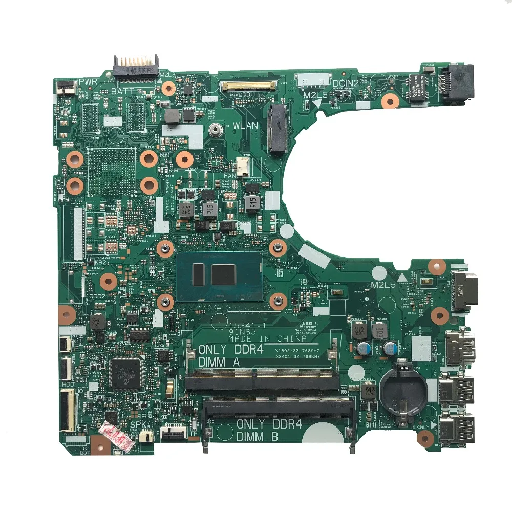 

Excellent For DELL 3568 3468 Laptop Motherboard SR2ZU i5-7200u DDR4 15341-1 91N85 CN-02HKXD 02HKXD 2HKXD 100% working