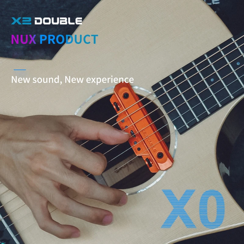 Cena DOUBLE X0 Guitar Pickup do profesjonalnego klasycznego akustycznego wzmacniacz gitarowy przetwornik dźwięku zestaw instrumentów muzycznych przetworniki