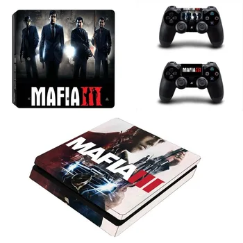 

Game Mafia 3 PS4 Slim Skin Sticker Decal Vinyl for Sony Playstation 4 Console and Controllers PS4 Slim Skin Sticker