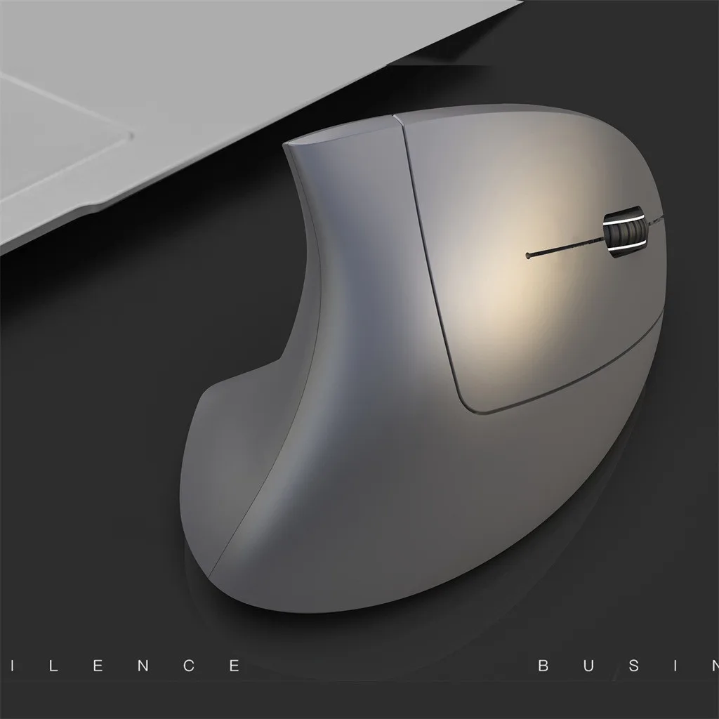 Bluetooth 3.0 Wireless Gaming Mouse Ergonomic Design Vertical Mouse 2400DPI Mice Black Gray Rato Sem Fio#LR4