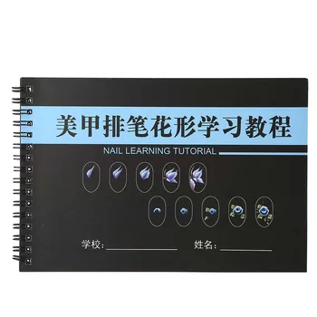 

Nail Art Practice Template Learning Paper Book Manicure Drawing Painting Exercise Books