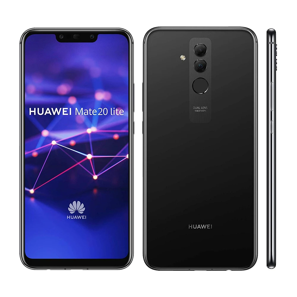 Huawei mate 20 Lite глобальная версия maimang7 4 Гб 64 Гб Смартфон Kirin 710 Восьмиядерный NFC мобильный телефон 6," экран 3750 - Цвет: Black