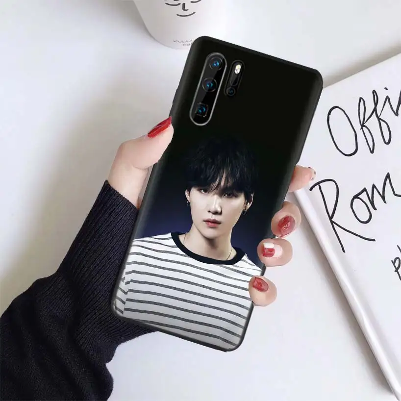 BS130-8 Kpop Ким V Taehyung черный чехол для huawei mate 30 20 10 P30 P20 P10 Pro Lite P Smart Z мягкий чехол для телефона - Цвет: BS130-8