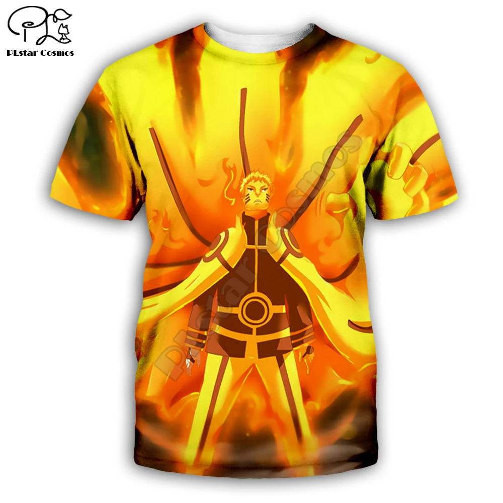 

PLstar Cosmos Fashion summer women for men 3D full printed harajuku t shirts Naruto animal camo Short sleeve T-shirt style-1