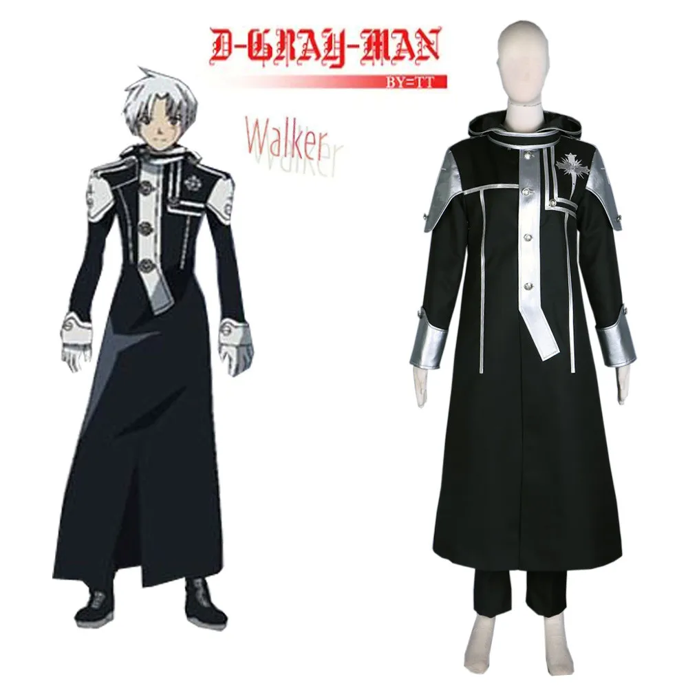 Аниме D. Gray man Allen Walker Black Order Exorcists Униформа Косплей Высокое качество | Костюмы аниме -4000824385805