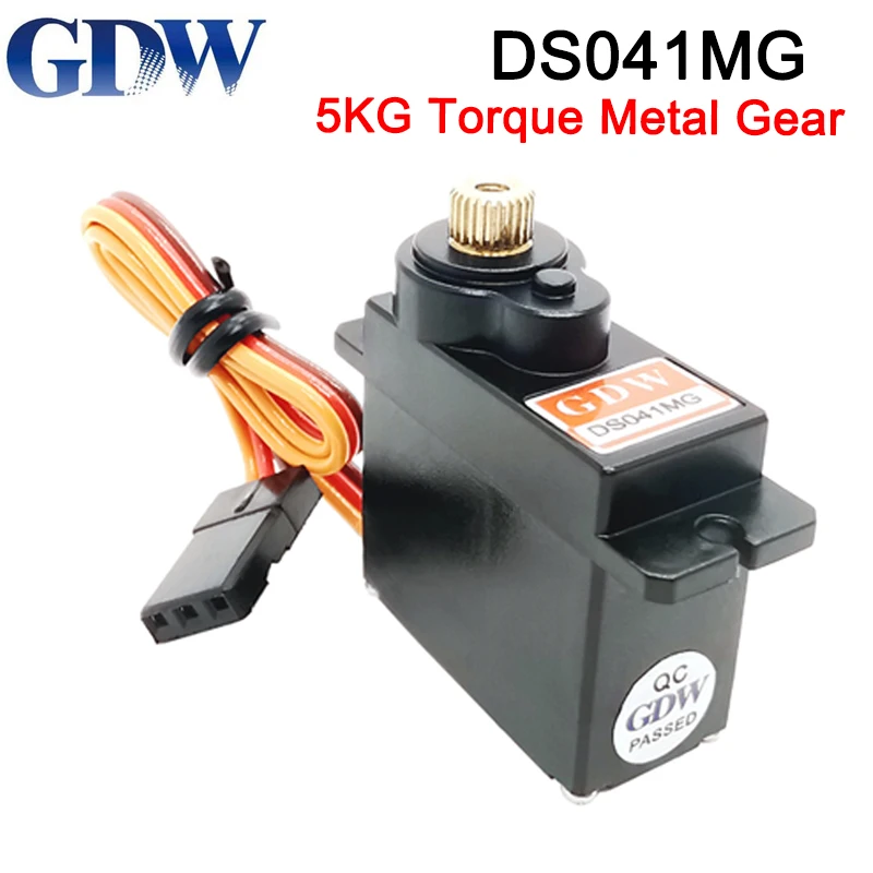 GDW DS041MG 5KG 7,6 V Metall Getriebe Micro Mini Digital Servo High