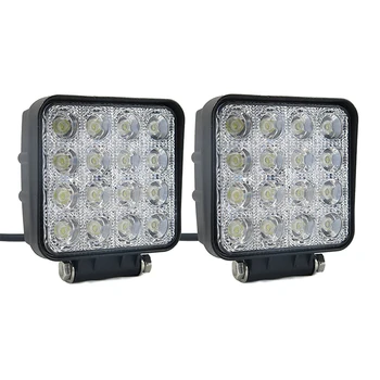 

48W 6500K LED Work Light Offroad Car Truck Tractor Boat Trailer Spot Flood LED Driving Light IP67 Waterproof