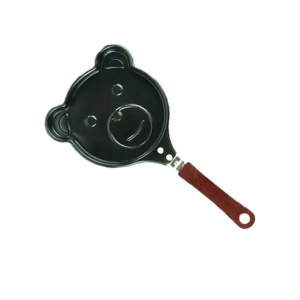 Bear Омлет для завтрака мини-Кастрюля Сковорода для блинов и яиц антипригарный горшок Формочки мультфильм посуда для завтрака домашний кухонный инструмент ztou - Цвет: Bear