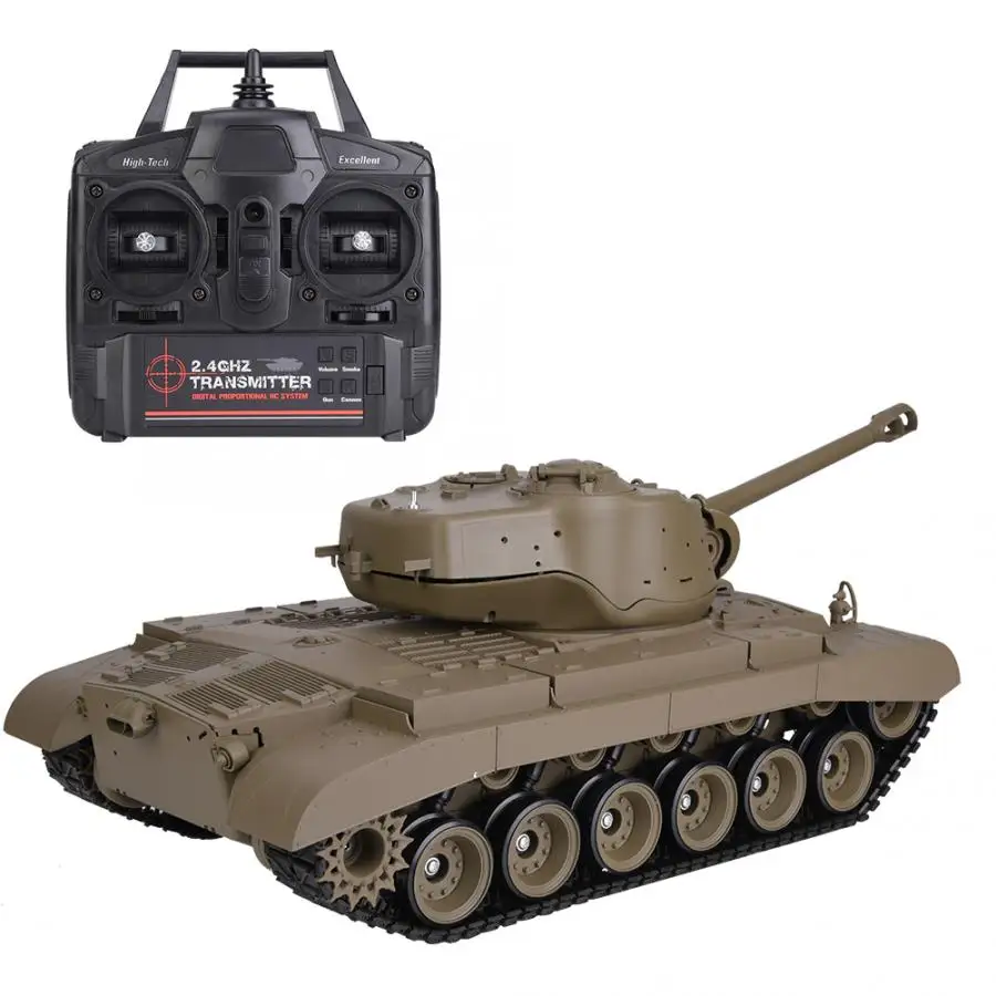 3838 1 1/16 пульт дистанционного управления Танк M26 RC боевой танк игрушка модель usb