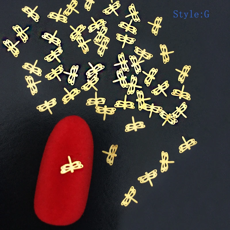 100 шт сердечные наклейки для ногтей металлические гвоздики любовь гвоздь заклепки амулеты DIY аксессуары для ногтей 3D украшения для ногтей